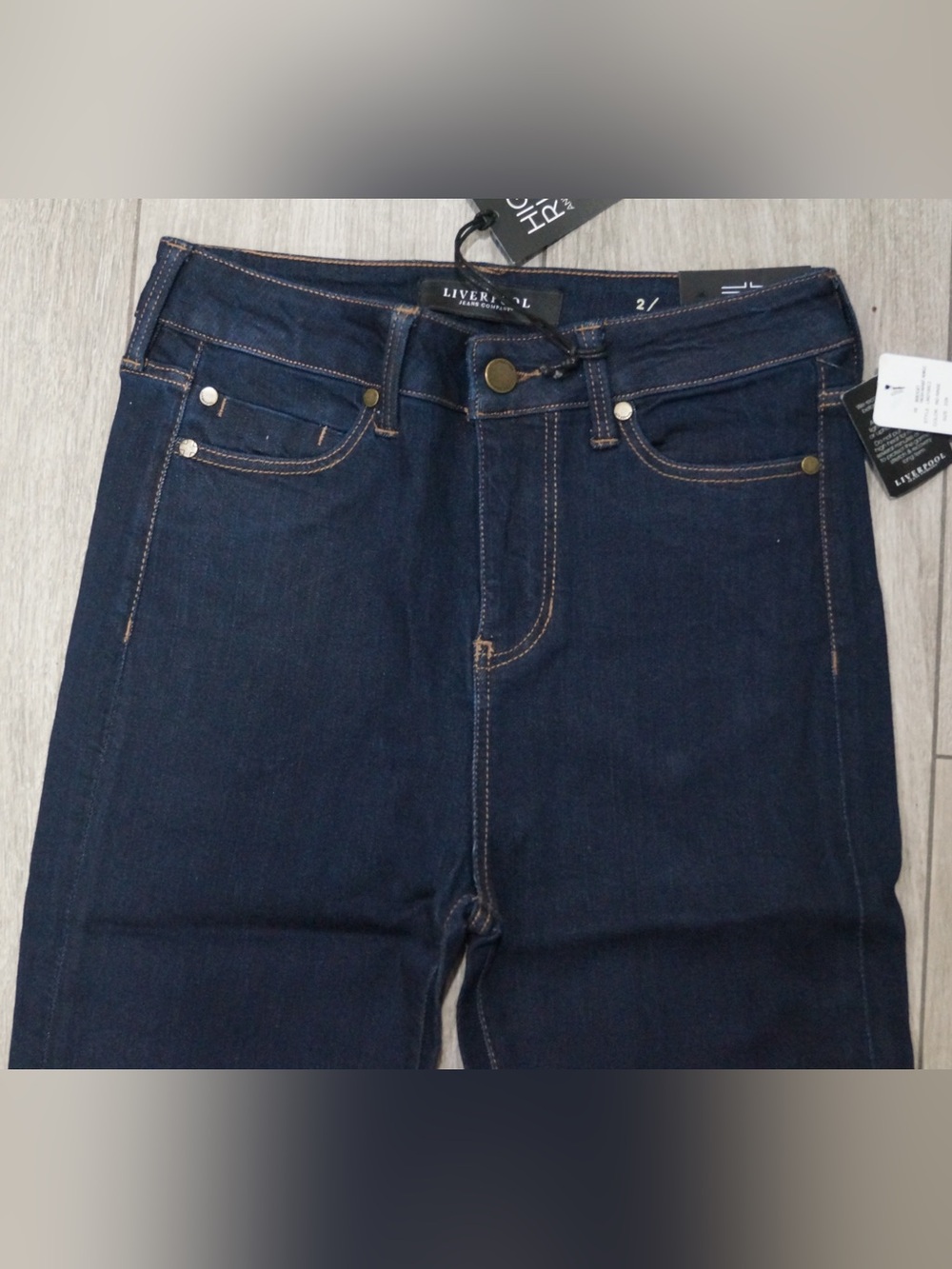 Liverpool Jeans Company Indigo High-Rise Skinny Jeans - Picture 2 of 12